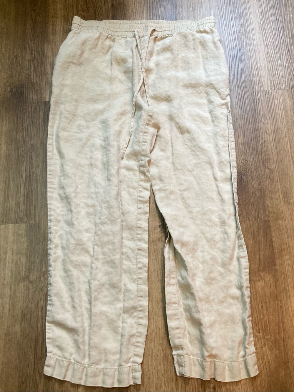 5/$15 Jones New York Tan Linen Pants Medium